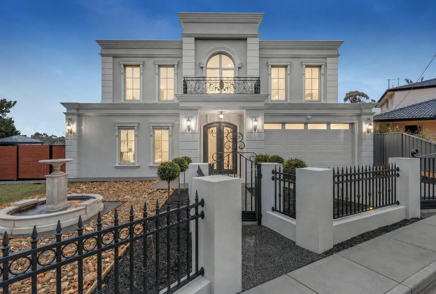 Doubell Close, Glen Waverley. A visualisation of a large provincial style home in Glen Waverley.